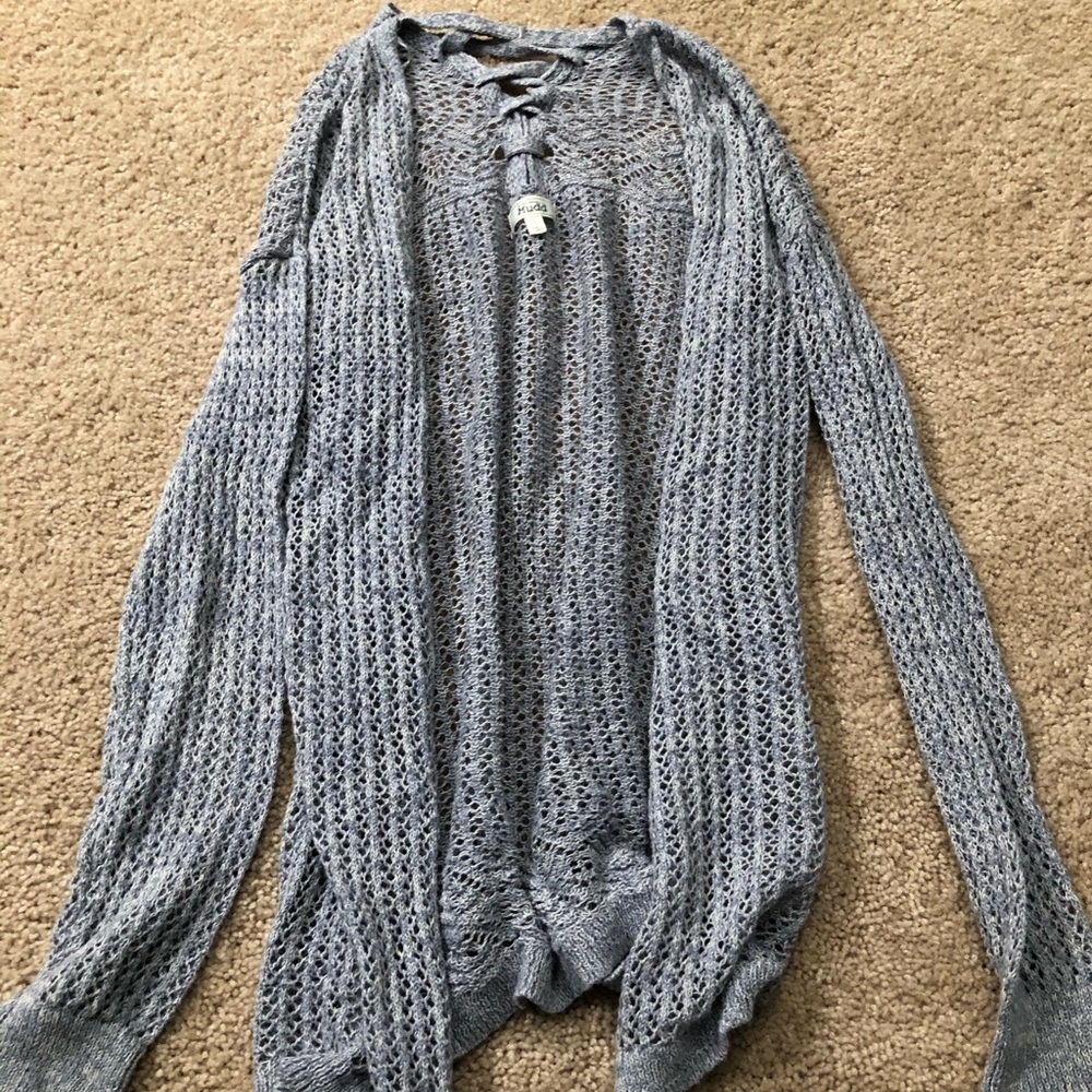 Lightweight blue sweater